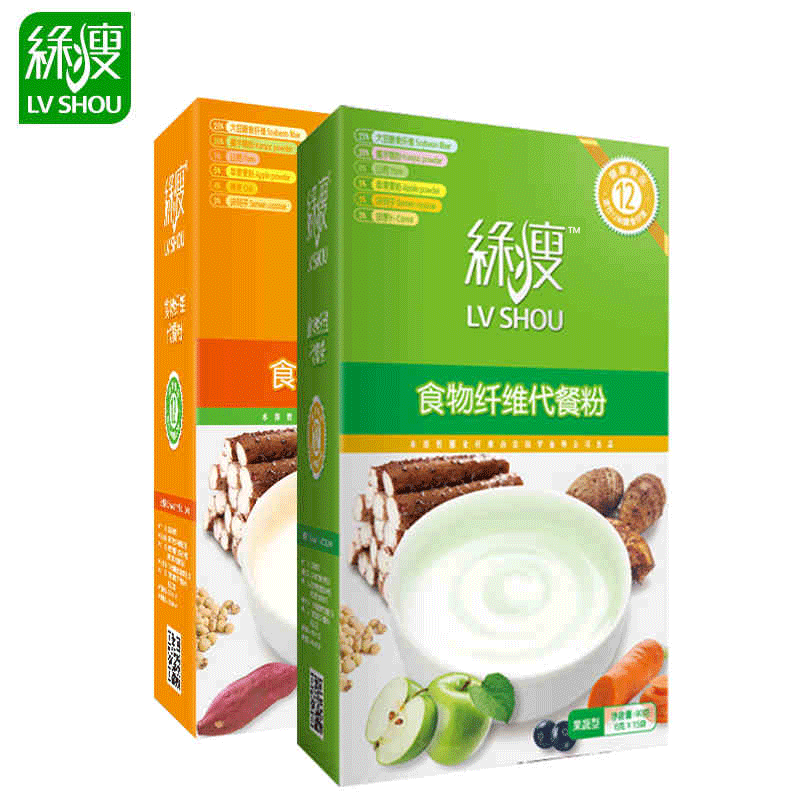 买2送1 绿瘦正品 身果蔬膳食纤维代餐粉营养代餐粉饱腹低热魔芋