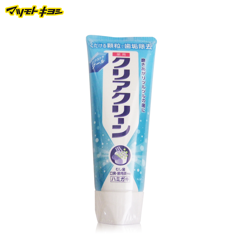 日本松本清 日本直邮 KAO 花王 除垢牙膏健齿特凉 130g 冰爽