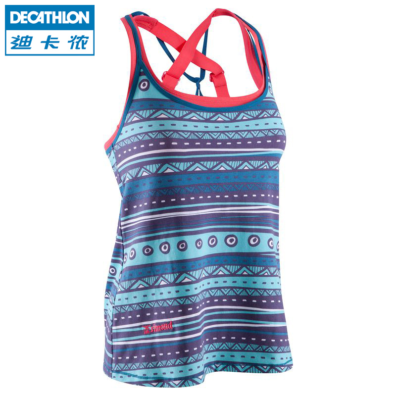 迪卡侬女士运动可拆卸吊带背心 SIMOND