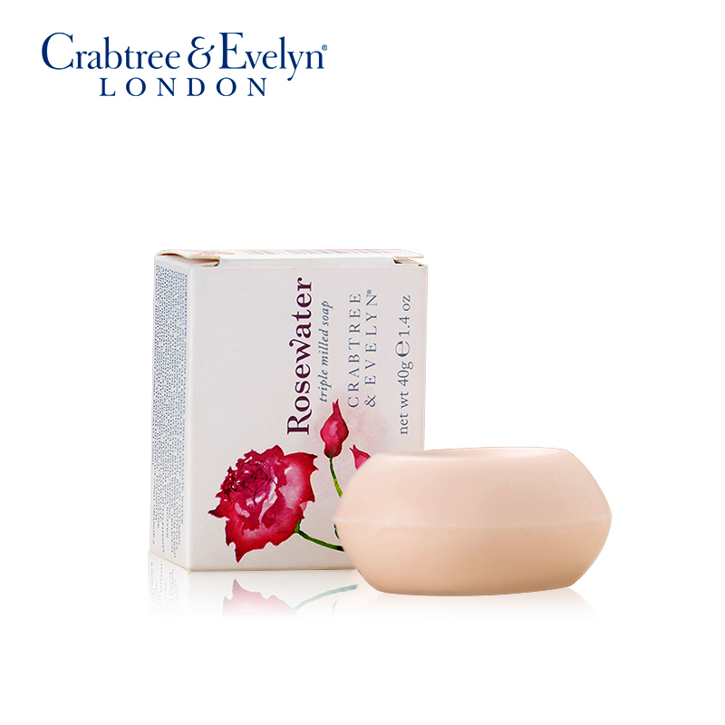 Crabtree Evelyn玫瑰香皂 秋冬男女保湿滋润植物精油皂 40g