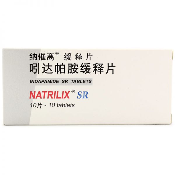 纳催离 纳催离 吲达帕胺缓释片 1.5mg*10片/盒