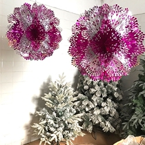 Living Room Laflower Decoration Wedding Indoor Suspended Ceiling Scene Placement Shop Wedding House New House Wedding Celebration Items Color Band Color Strips