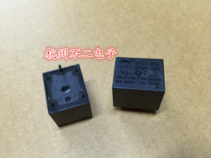 Huike Relay HK3FF-DC12V-SHG DC12V DC24V 10A 250V 5 feet T73 3FF