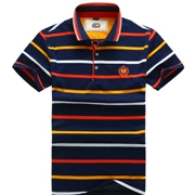 Mùa hè mới nửa tay cotton t-shirt nam ngắn tay Hàn Quốc t-shirt mùa hè mỏng quần áo nam polo áo ve áo triều