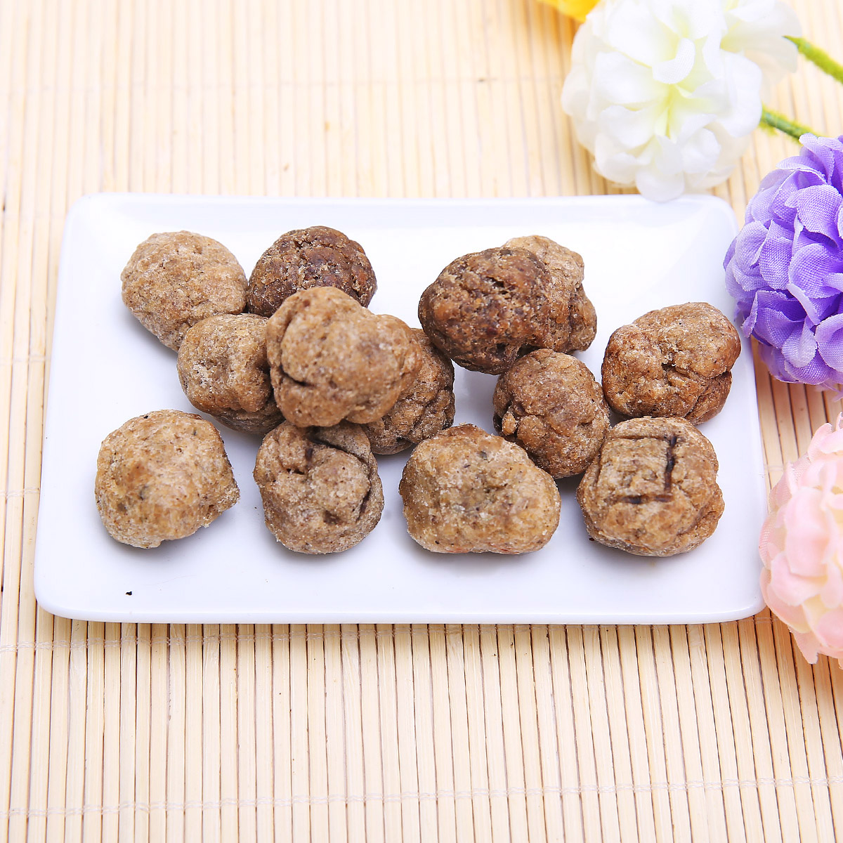 波奇网  宠物狗狗零食普菲尔海藻羊肉美毛丸子80G 训练奖励零食