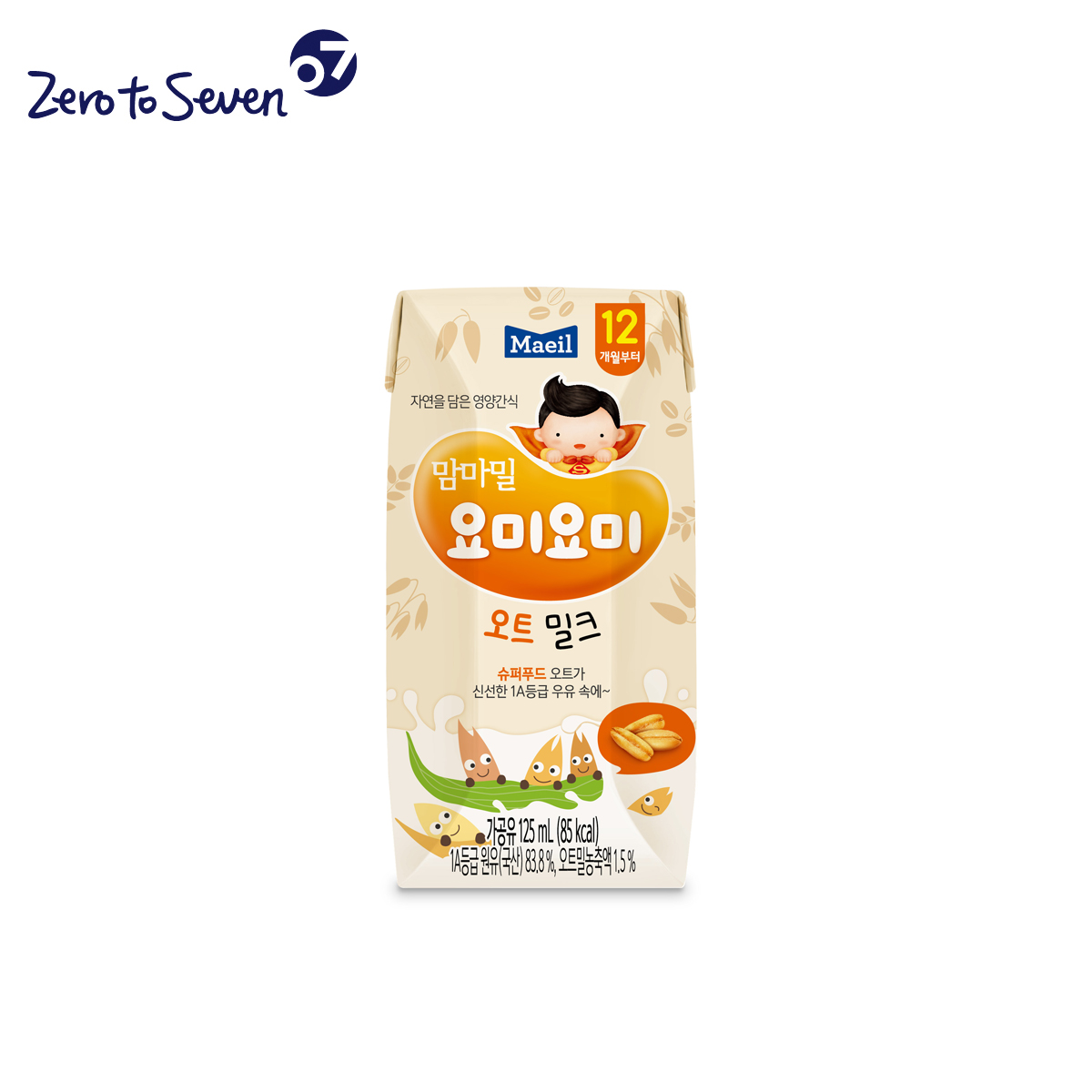 maeil/每日乳业妈咪味吖咪吖咪 燕麦牛奶125ml 健康营养 12月以上