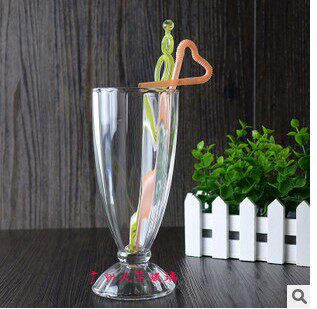 For ktv Hot Drink Cup Glass Cup Beer Cups of Horn Cups Milk Tea Cups Iced Sand Cups Glass Goblet glass