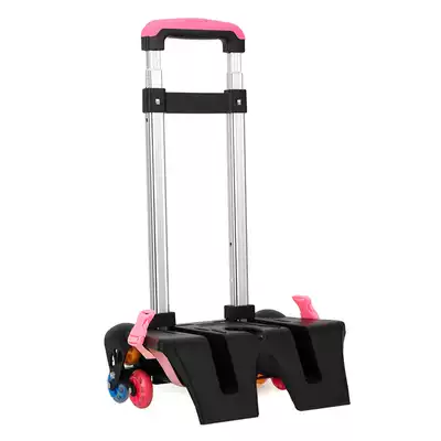 Primary school tie rod bag accessories 1-3-6 Grade men and women three-wheel climbing stair hand-towed frame with wheels