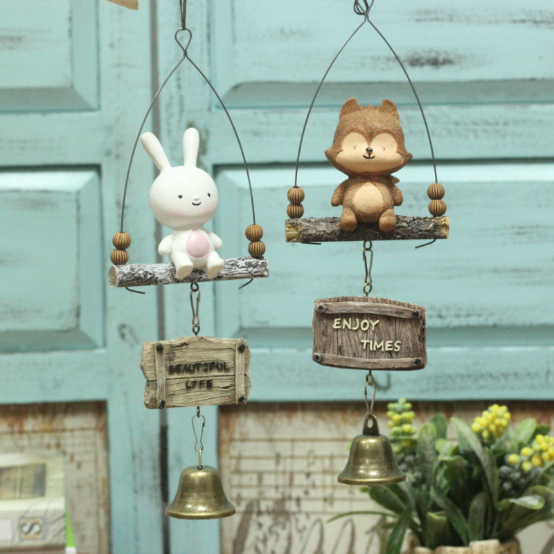 Sun's descendants of the Sun, the Lingshu Rabbit, the creative Japanese bell hanging pieces