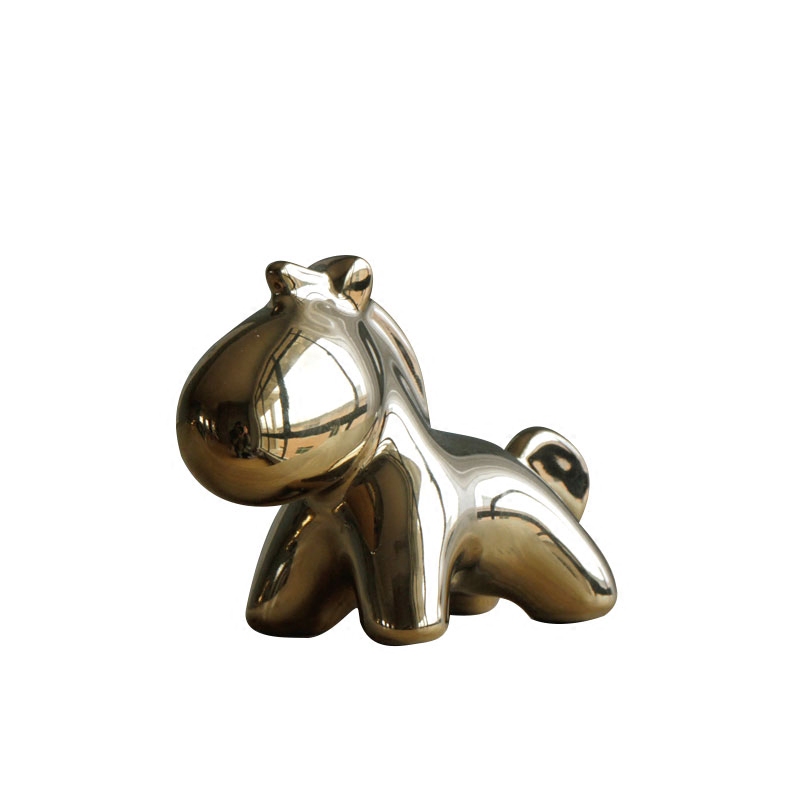 Jingdezhen ceramics creative horse zodiac vivid ceramic pony horse furnishing articles ceramics handicraft