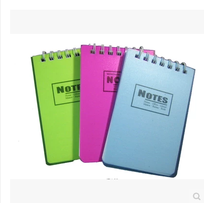 Business Stationery Plastic Cover Small Note Benson Notebook Wholesale Upturned Coil Ben Pocket Book