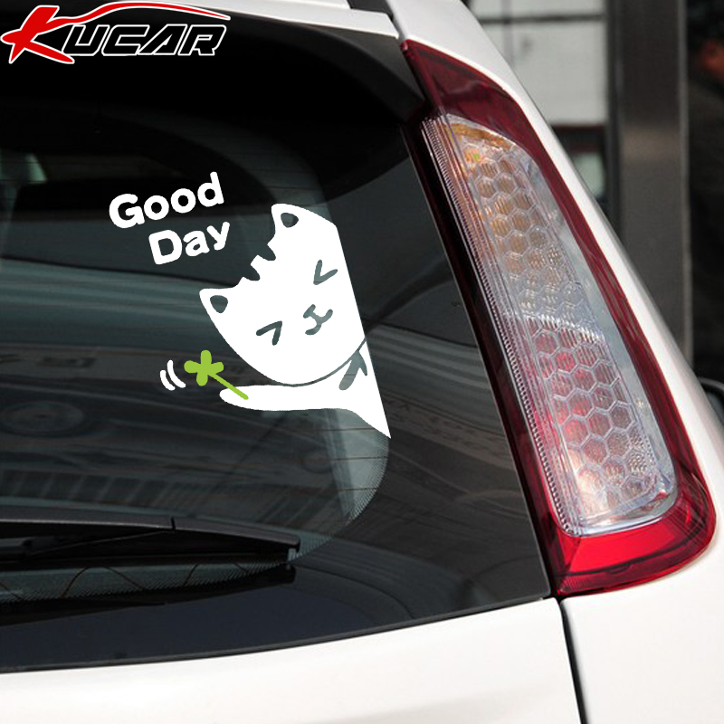 Car Trim Sticker Creative Personality Car Stickup Scratches Shield Bodywork Cute Cartoon Funny Car Tail Rear Windowpane-Taobao