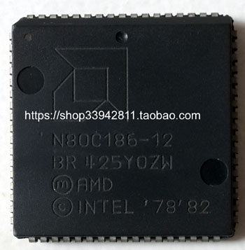 186 CPU N80C186-12 BR 425YOZW AMD Other AMD CPU Collection