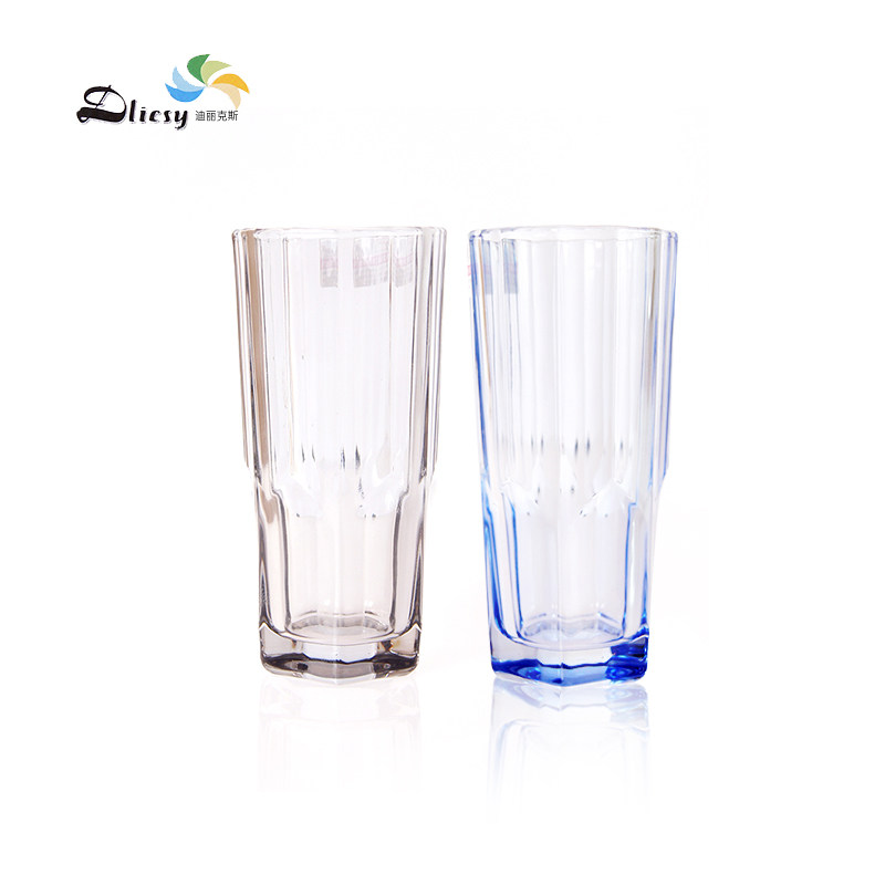 迪丽克斯玻璃水杯/牛奶杯/啤酒杯两件套1609-2