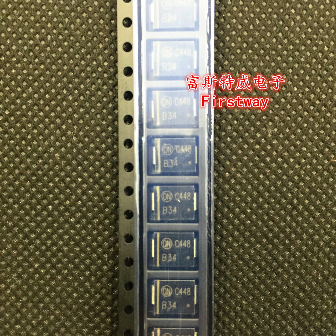 [USD 4.01] SMD Schottky Diode MBRS340T3G B34 3A 40V SMC DO214AB