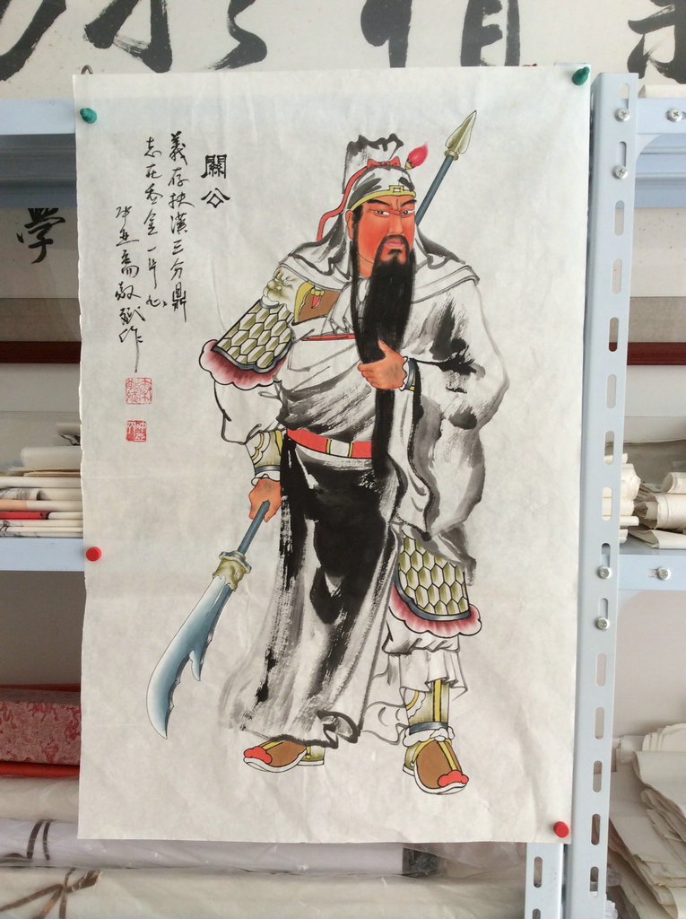 国画水墨人物关公画像关羽关云长3-淘宝Taobao | 天猫Tmall