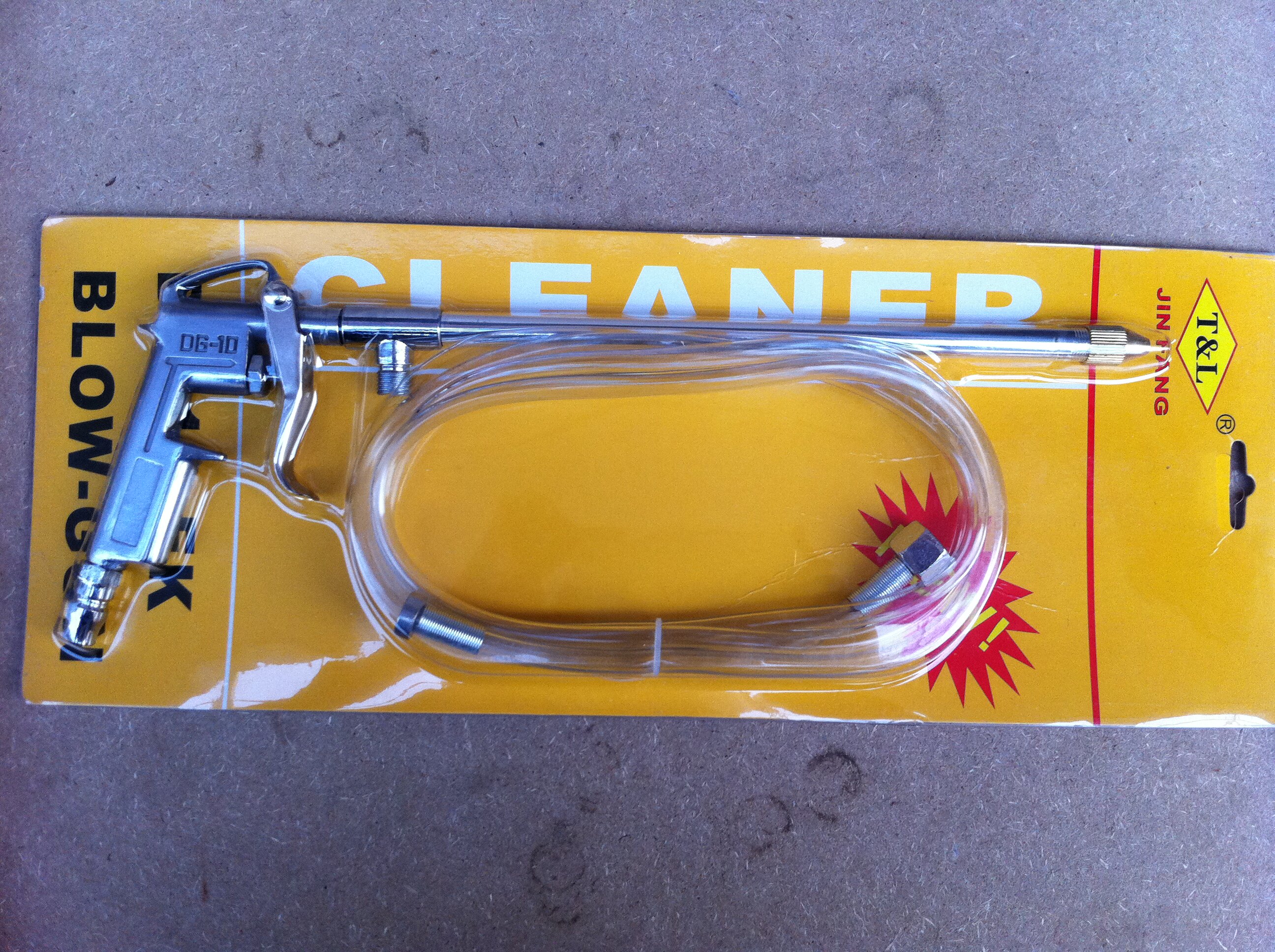 DG10 straight head type pneumatic cleaning gun water gun long handle spray gun blow dust gun five to get up