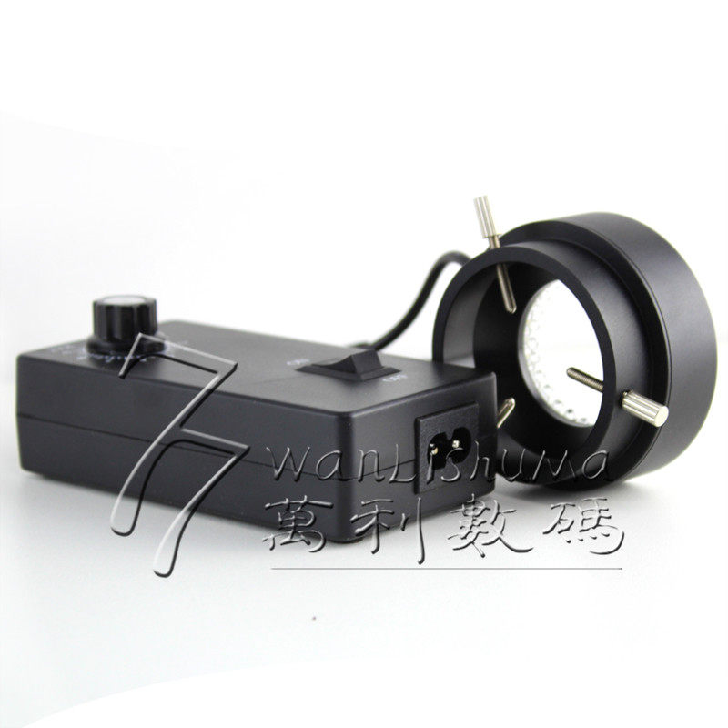 Aluminum alloy lamp holder 96 bright LED light bead adjustable light source inner diameter 36mm visual equipment auxiliary light source