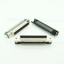 Yunteng MCR68FS-90 SCSI68 female elbow connector HPCN68F 90 degree PCB soldering plate connector