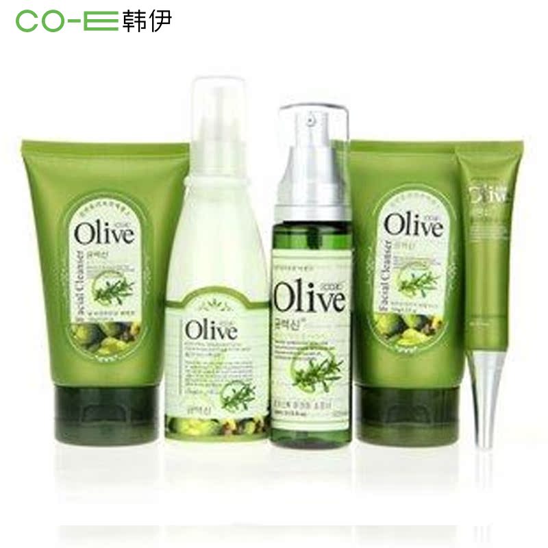 韩伊Olive橄榄系列补水保湿白皙5件化妆品护肤品套装正品女