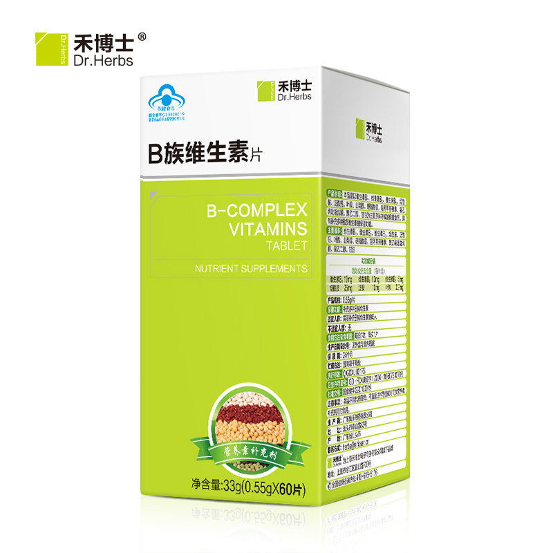 Dr．Herbs/禾博士 B族维生素片 0.55g/片*60片