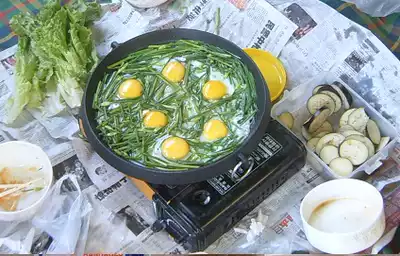 Korean barbecue tray Korean non-stick barbecue tray round barbecue tray wheat rice stone baking tray promotion