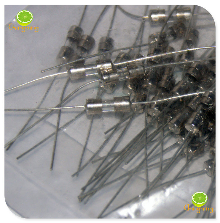 LEADED FUSE 2A 250V 3X10MM CYLINDRICAL GLASS fuse WITH PIN HIGH precision