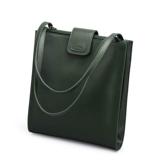 Вместительная и большая демисезонная барсетка, сумка на одно плечо, из натуральной кожи