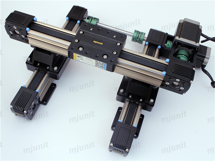 Synchronous band slide linear slide module customized aluminum profile xyz multi - axis slide explosion