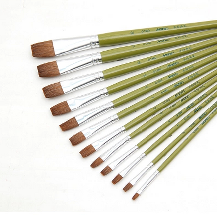 Marley G1860 wolf millise water paint paintbrush Flat Wolf oil painting pen brush and propylene paintbrush