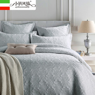 Thị trấn phong cách Châu Âu trải giường mô hình phòng mềm mại với chăn quilt