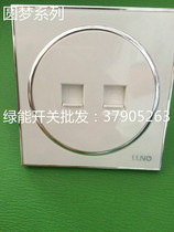 Green Energy Switch Dream Series Telephone Computer Socket