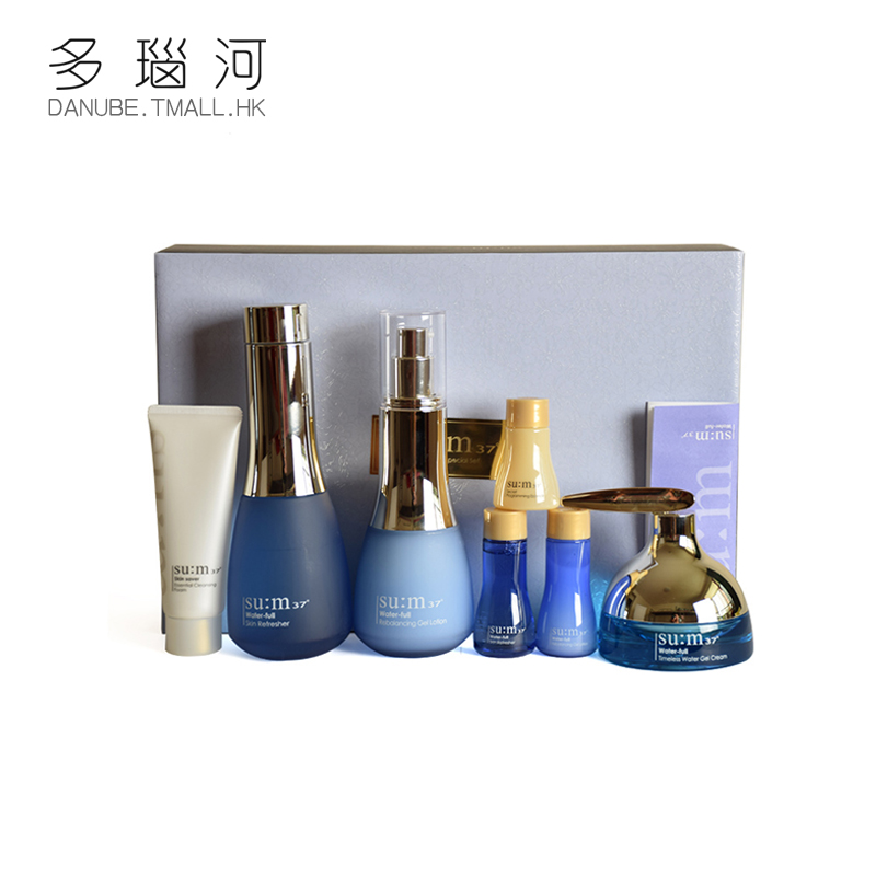 SU:M37度呼吸水分水份惊喜套装孕妇水乳面霜补水保湿套盒