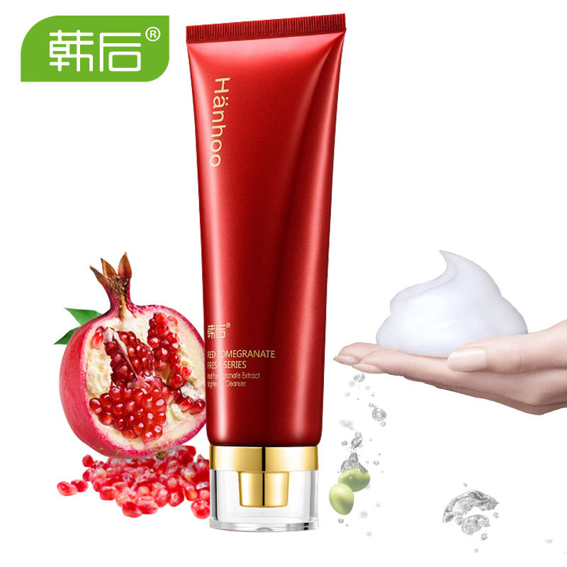 Hanhoo/韩后韩后红石榴洁面乳120ml 深沉清洁 抗氧排浊 护肤品