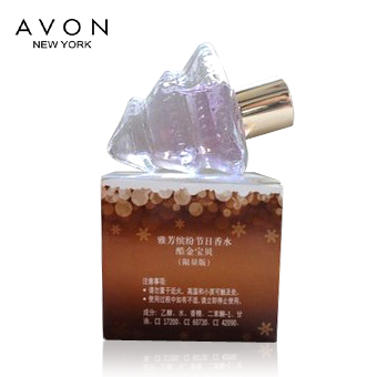 包邮 正品 雅芳缤纷节日香水10ML（酷金宝贝） 圣诞树香水无盒装
