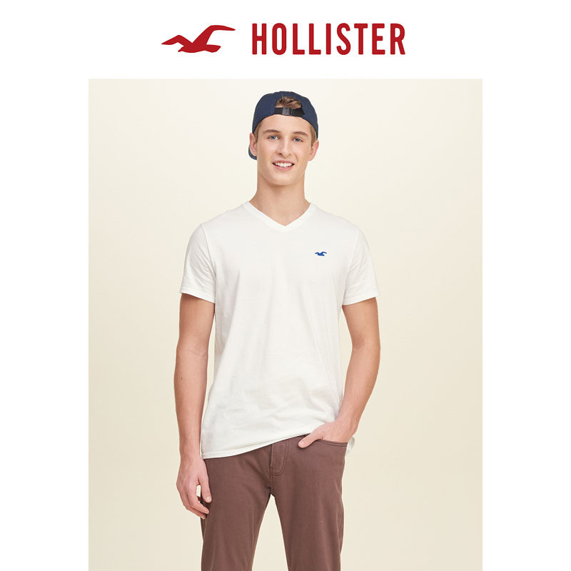 Hollister 必备 V 领 T 恤 男 117302