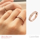 2017 / Hook Series / KJ06PR1401 / Starry Fine Edition Prime Ring ck Ring Cặp đôi / Chính hãng nhẫn chrome heart Nhẫn