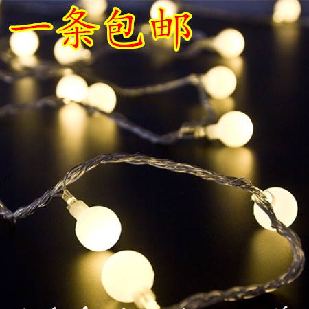 Led colored light flashing lights string full of Star Ball lights Waterproof Christmas Day Wedding Stars STARS DECORATIVE LIGHTS
