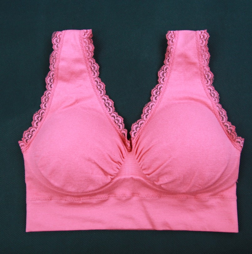 Sports lingerie female vest Summer free steel ring thin section Running shockproof yoga sleep micro-coaling bra bra