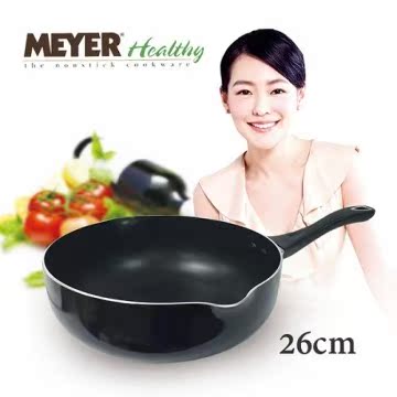 【MEYER】美国美亚健康不沾导磁高身煎锅26CM