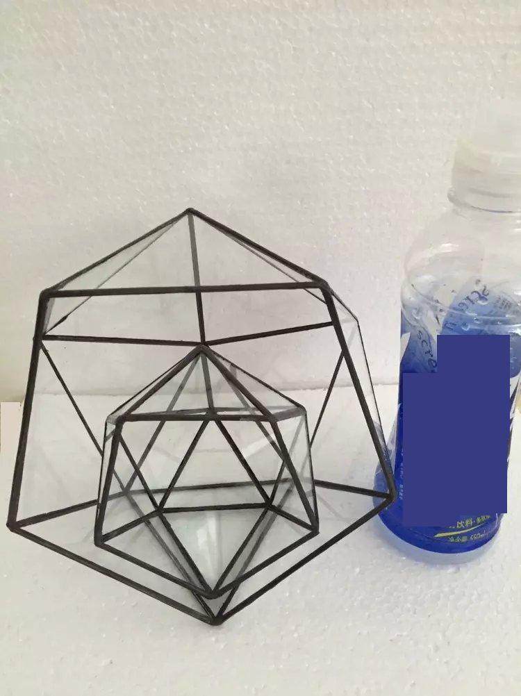 New Products Eurostyle Triangle Parquet Cradle GLASS FLOWER ROOM TRANSPARENT CREATIVE MULTIMEAT PLANT FLOWER POT MOSS MICROSCAPE