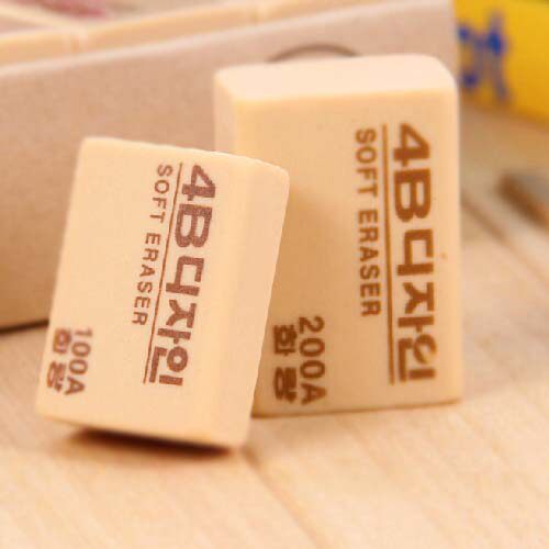South Korean Flauro rubber 4B rubber 100A 200A rubber eraser fine art drawing rubber