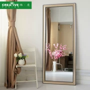 Ruiyi Taurus cloakroom lắp gương toàn thân gương sàn thay đồ treo tường treo quần áo cửa hàng gương lớn treo - Gương