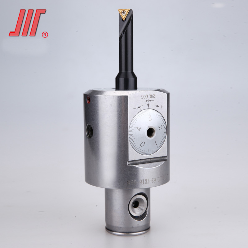 Yield 90deg indexable small aperture fine-tuning radial boring tool module