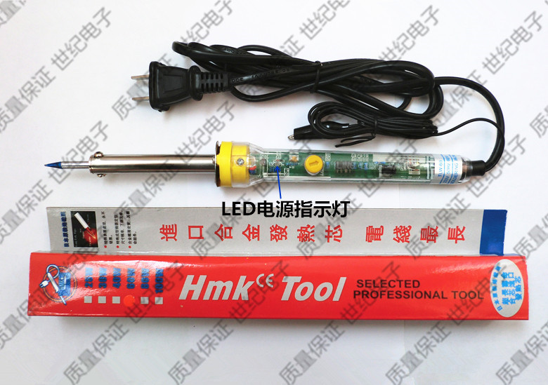 Temperature regulating electric soldering iron 60W with indicator light