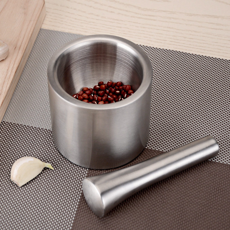 Stainless Steel Garlic Clay Machine Garlic Mortar garlic mortar Home Mashing Bowl Mashing Machine Grinding Machine Mashing Hammer Grinding Hammer-Taobao