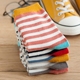 Đàn ông và phụ nữ ống cao trẻ em vớ nhà máy cotton sọc trực tiếp vớ bé 1-3-5-7-9 tuổi quần tất giả bốt cho bé gái Vớ