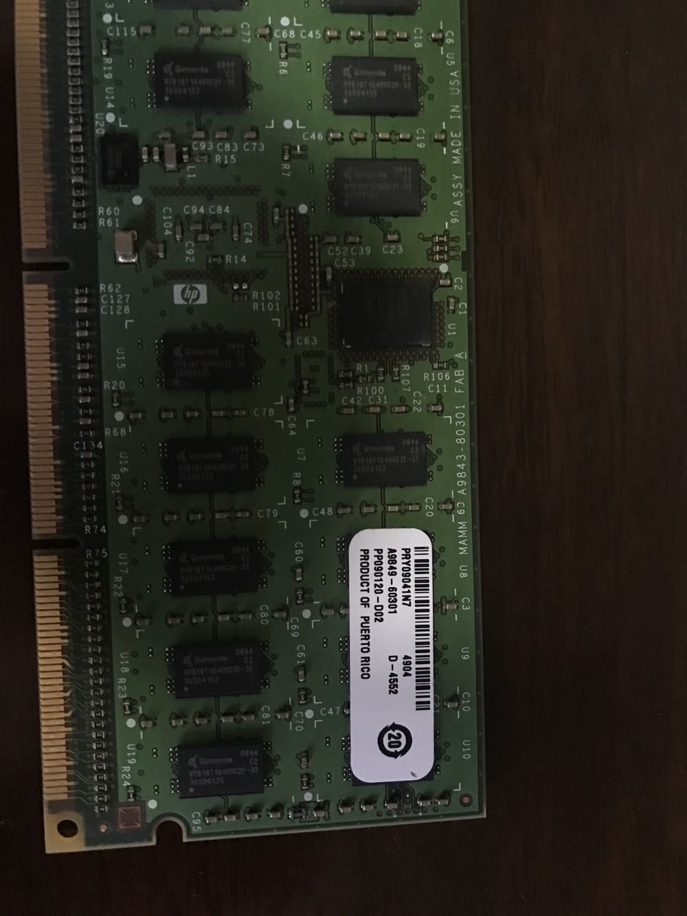 A9849-60301 4G memory RX8640