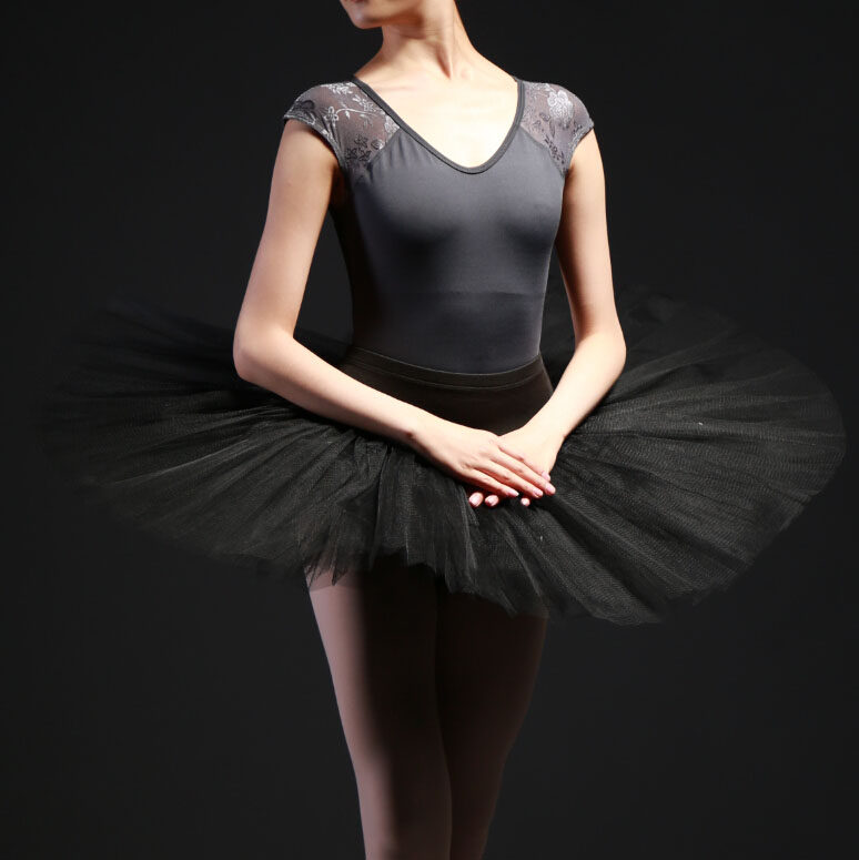 Advanced TUTU Skirt 6 Floors Hard Yarn Professional Adult Women Rehearsage Group Dance Dress Ballet Dancer Dress Performance Dress