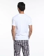 Nhãn hiệu không cảm ứng Đàn ông cao co giãn mịn màng kim ngắn tay áo sơ mi Slim-fit Áo thun cotton cổ tròn Áo phông nam hàng hiệu Áo phông ngắn